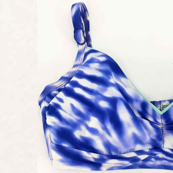 Seafolly DD Cup Beach Break Convertible Cross Back Bralette Bikini Top Size 6 - Picture 5 of 13